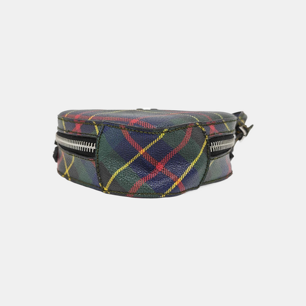 Coated Canvas Shoulder Bag Green