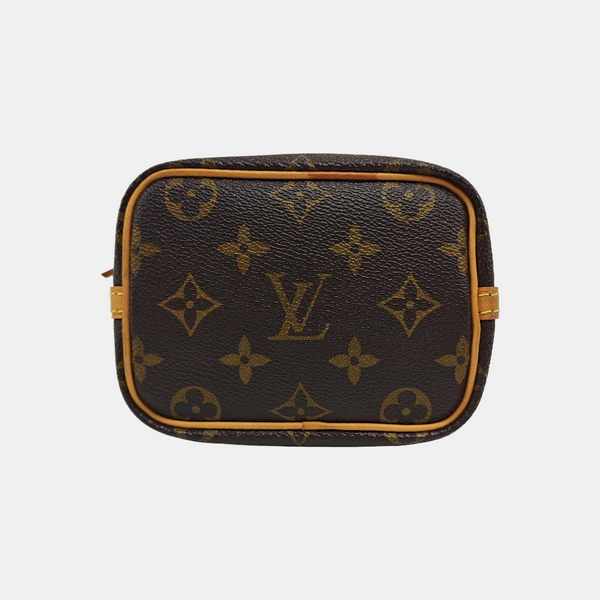 NÉONOÉ Nano Monogram Coated Canvas Brown