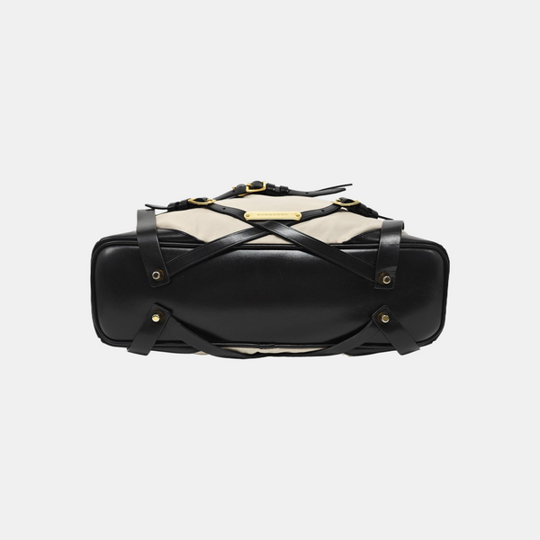 Fabric Shoulder Bag Beige