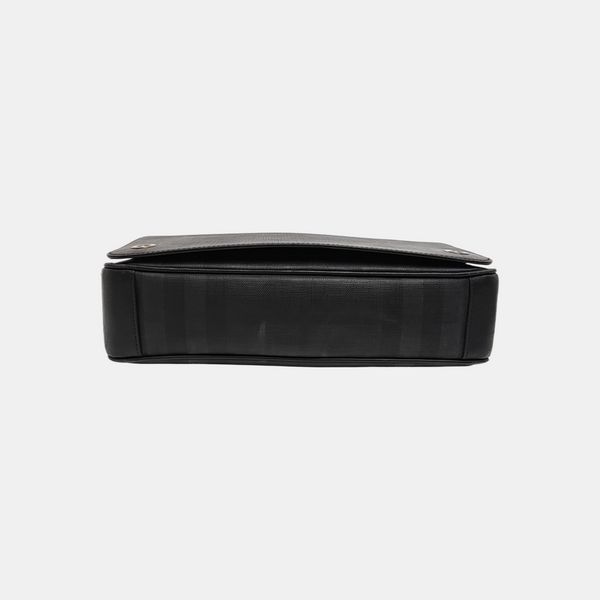 London Coated Canvas Black