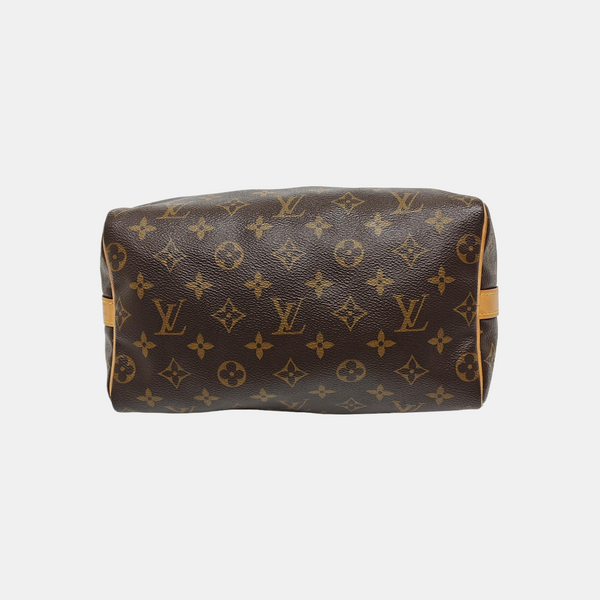 SPEEDY 25 Monogram Coated Canvas Brown