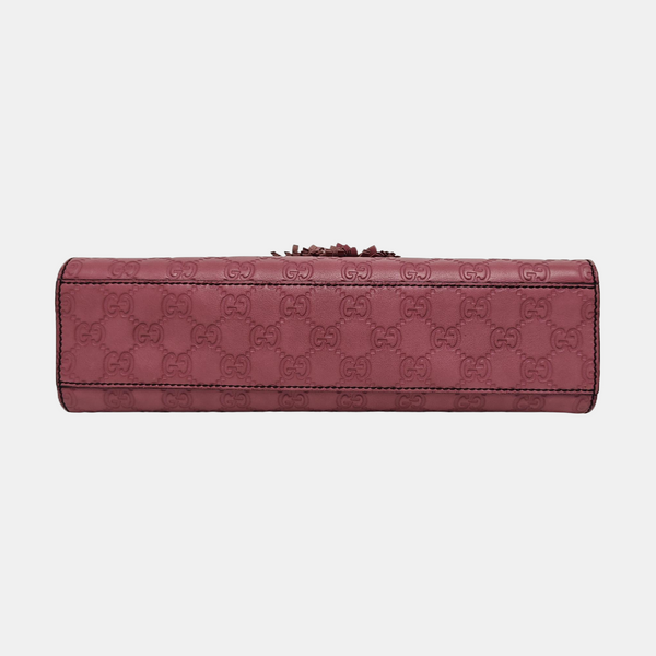 Emily Chain Monogram Calfskin Pink