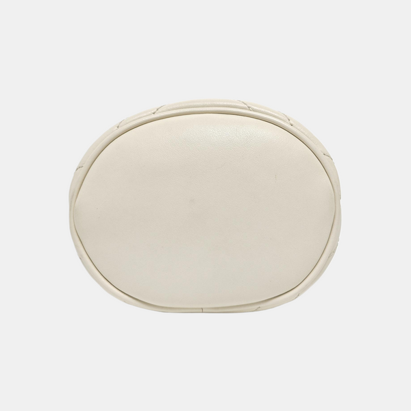 GG Marmont Mini Quilted Calfskin White
