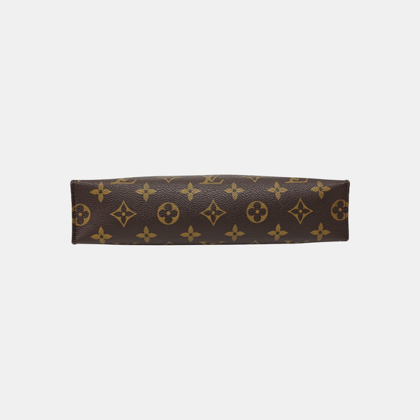 TOILET POCKET 26 Monogram Coated Canvas Brown
