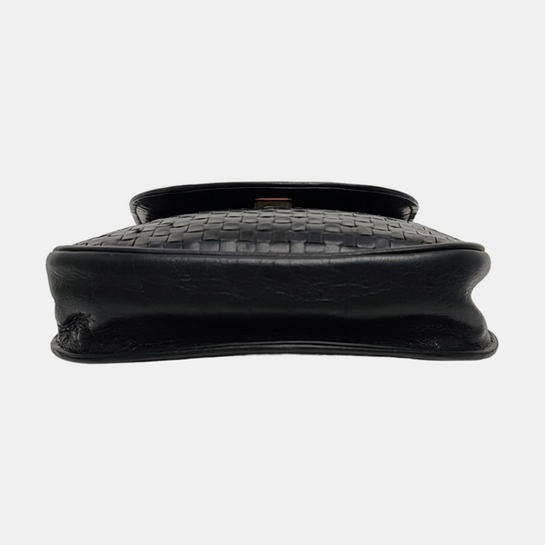 Calfskin Shoulder Bag Black