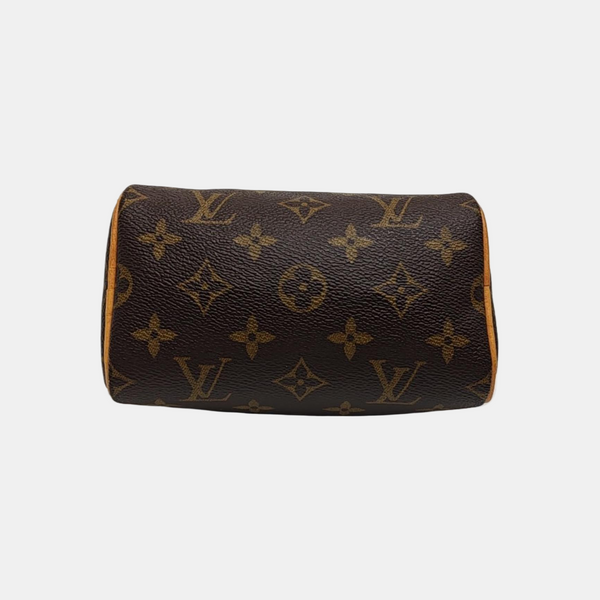 SPEEDY Nano Monogram Coated Canvas Brown