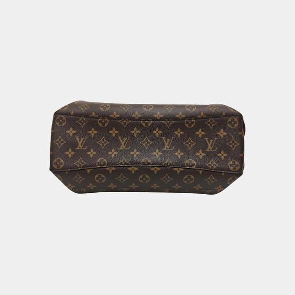 RIVOLI MM Monogram Coated Canvas Brown