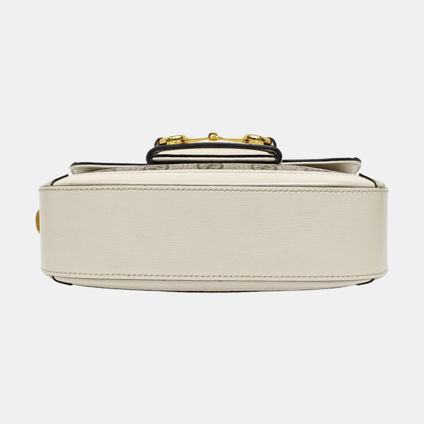 Horsebit 1955 Mini Coated Canvas Beige