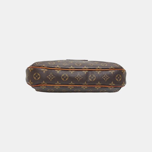 GALLIERA Monogram Coated Canvas Brown