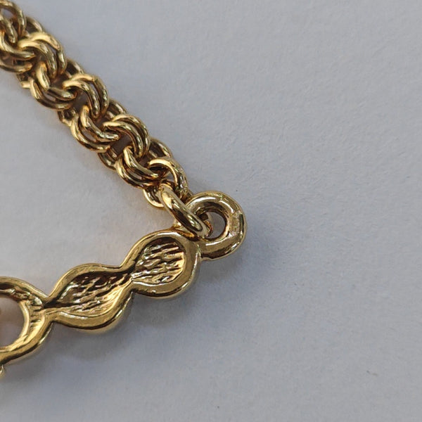 Petit CD Metal Gold Necklace