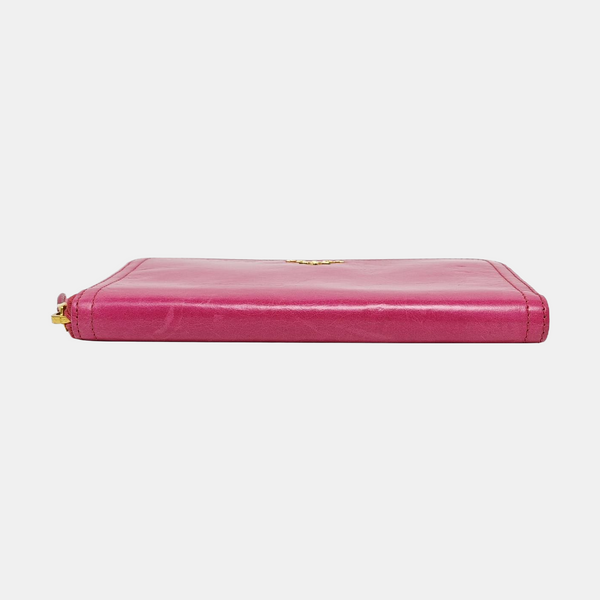 Saffiano Calfskin Wallet Red
