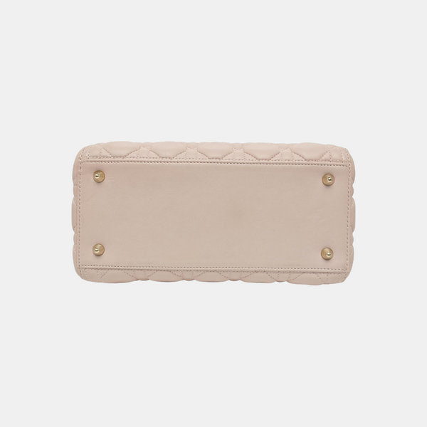Lady Dior Medium Cannage Lambskin Pink