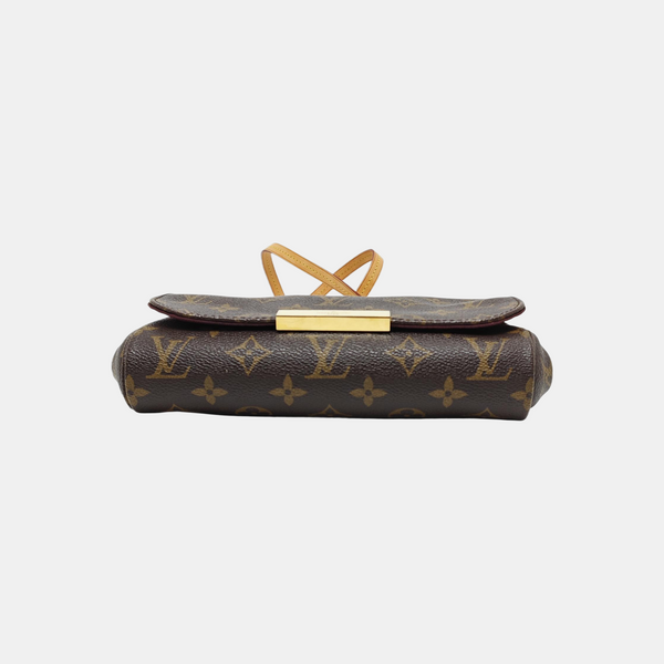 FAVORITE PM Monogram Coated Canvas Brown