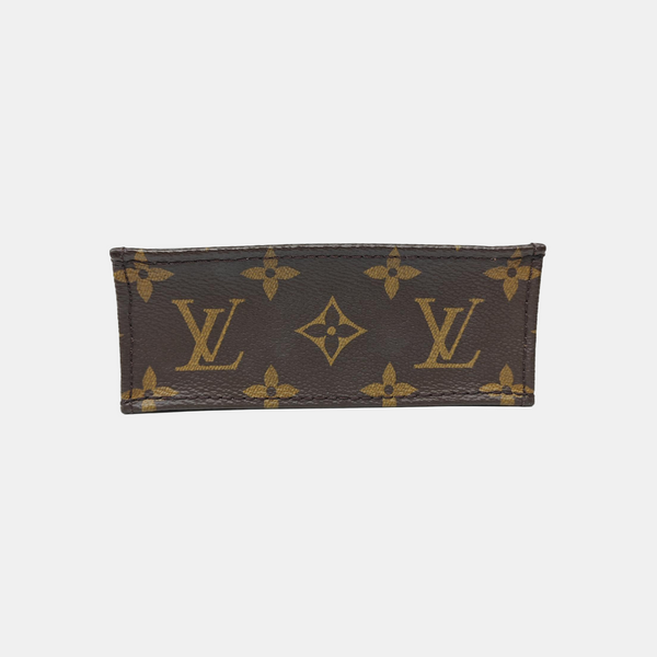 SAC PLAT Mini Monogram Coated Canvas Brown
