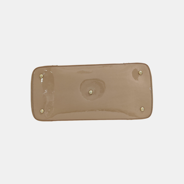 Monogram Patent Leather Shoulder Bag Pink