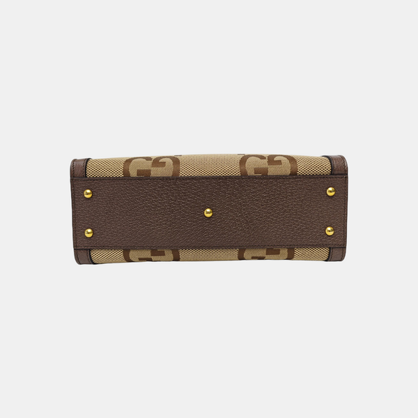 Diana Small Monogram Canvas Beige