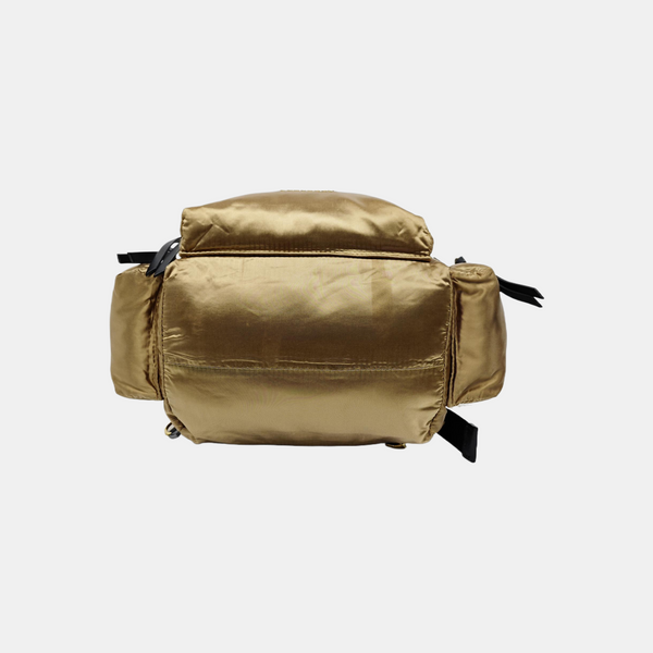 The Rucksack Medium Nylon Gold