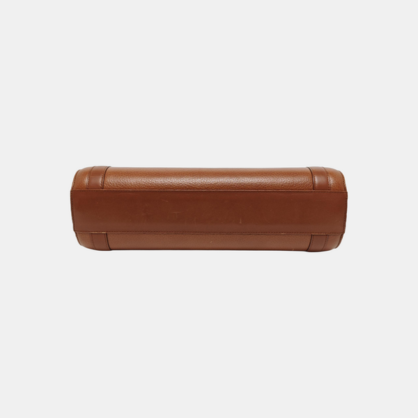 Calfskin Shoulder Bag Brown