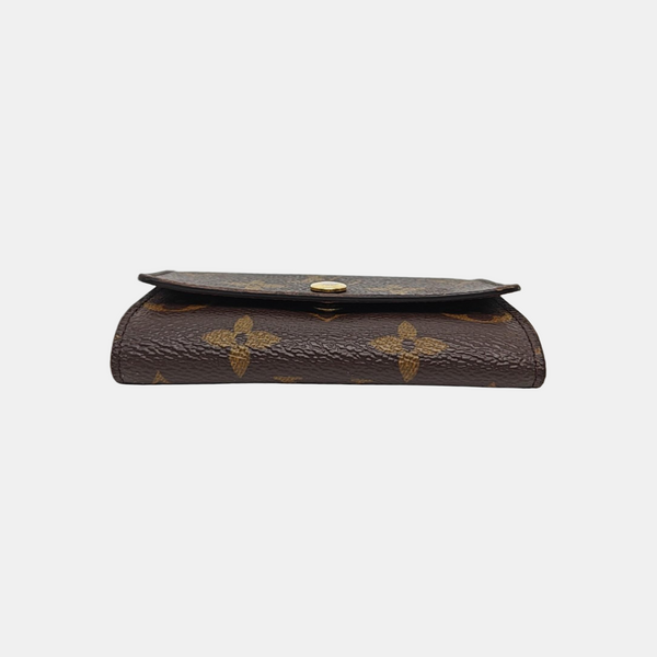Monogram Coated Canvas Key Pouch Brown