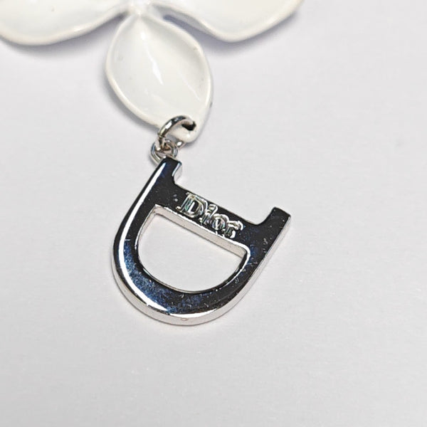 Girly Metal White Earrings