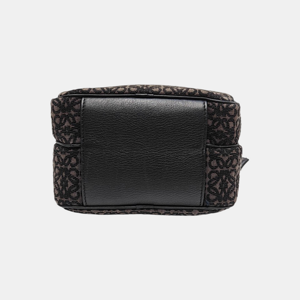 Monogram Fabric Shoulder Bag Gray