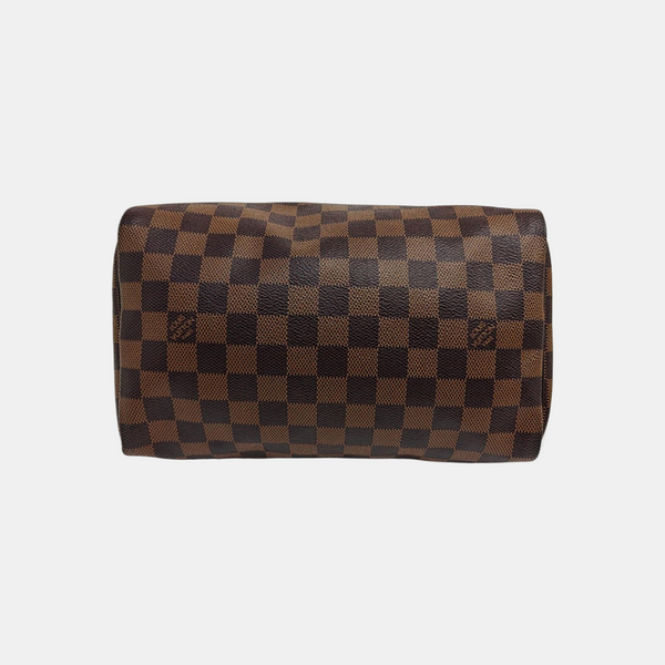 SPEEDY 25 Damier Ebene Coated Canvas Brown