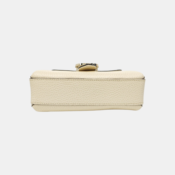 Interlocking G Mini Calfskin Beige