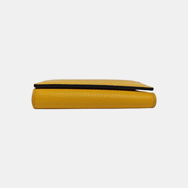Calfskin Key Pouch Yellow