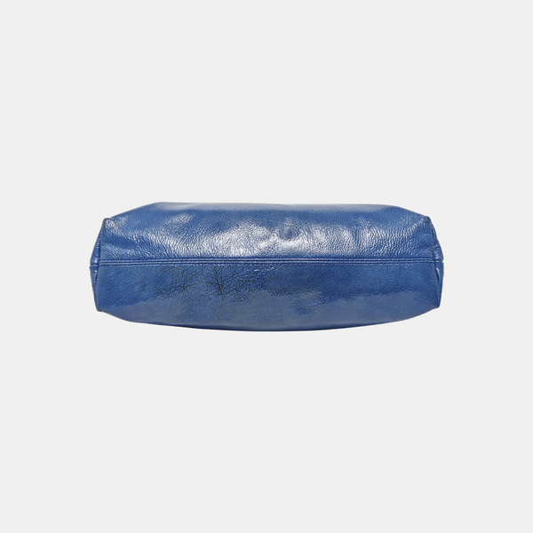 Calfskin Shoulder Bag Blue