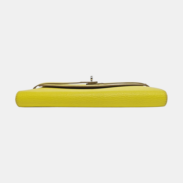 Kelly 19 Chèvre Mysore Yellow Wallet