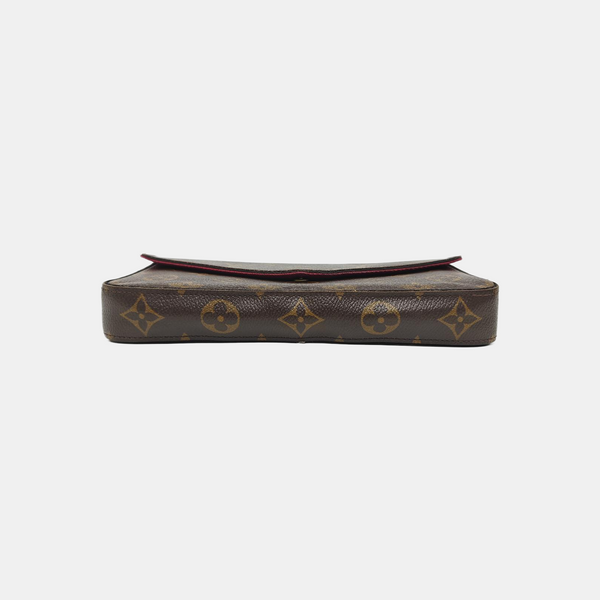 FÉLICIE Monogram Coated Canvas Brown