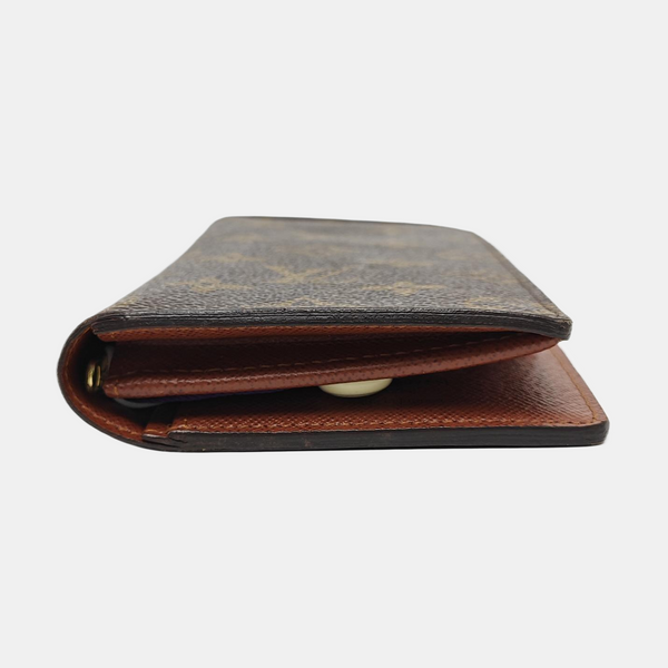 BRAZZA Monogram Coated Canvas Brown Wallet