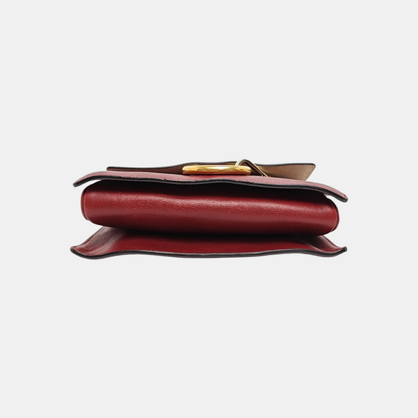 Authenticated pre-owned Faye Small Calfskin Red - Shoulder Bag at Looply