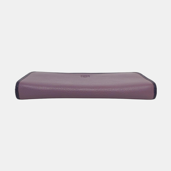 Rainbow Calfskin Purple Wallet