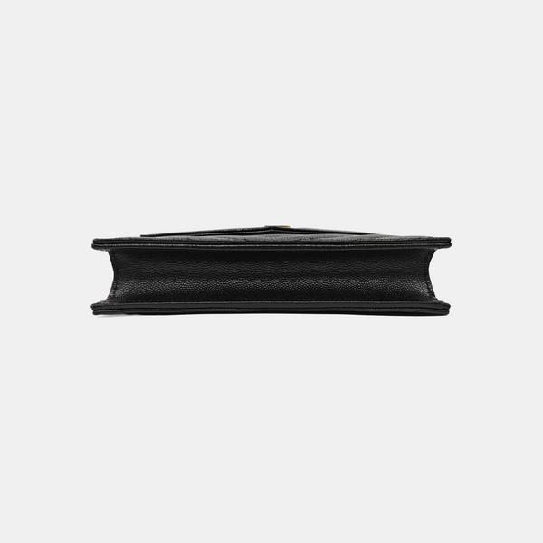 MONOGRAM WOC Chevron Calfskin Black