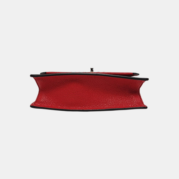 Calfskin Shoulder Bag Red