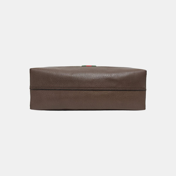 Ophidia Medium Monogram Coated Canvas Beige