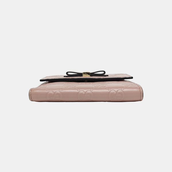 Monogram Calfskin Wallet Pink