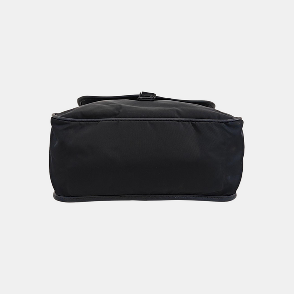 Fabric Shoulder Bag Blue