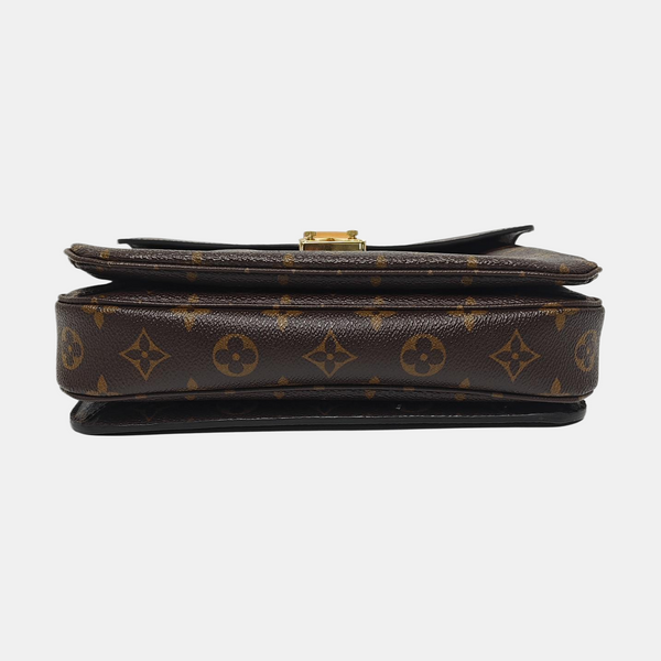 MÉTIS MM Monogram Coated Canvas Brown