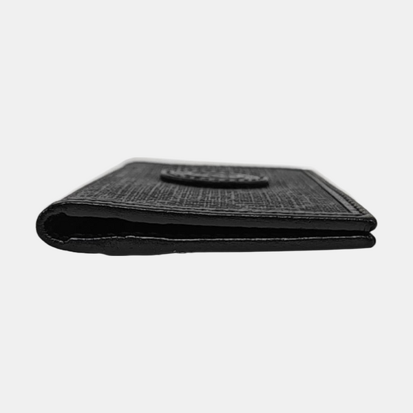 Retro Monogram Coated Canvas Black Card Holder