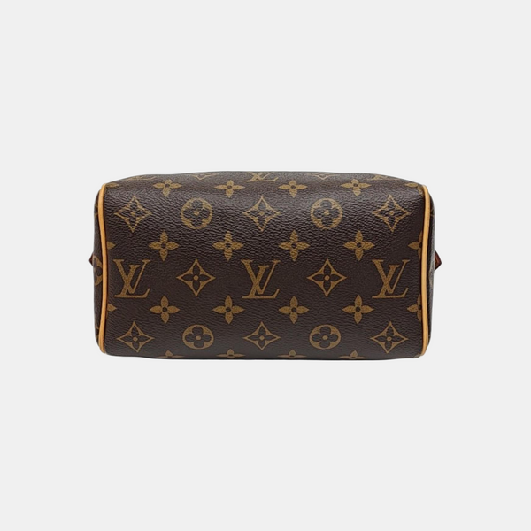 SPEEDY 20 Monogram Coated Canvas Brown