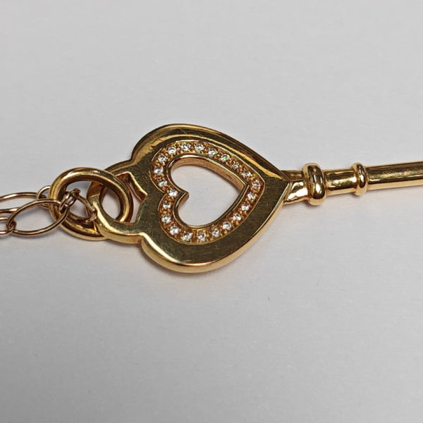 Tiffany Keys 18k Rose Gold Necklace