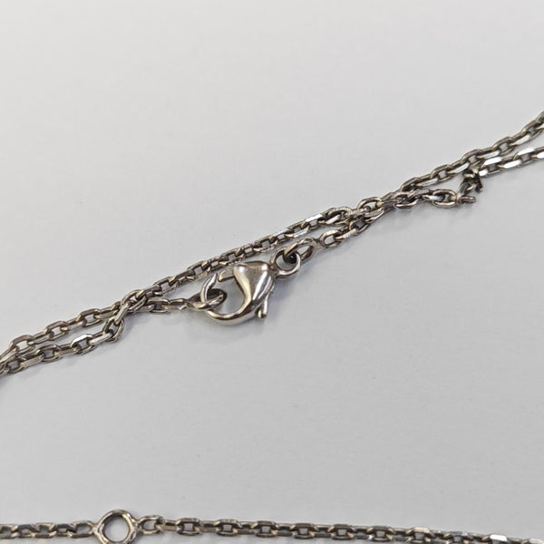 Eileen Metal Silver Necklace