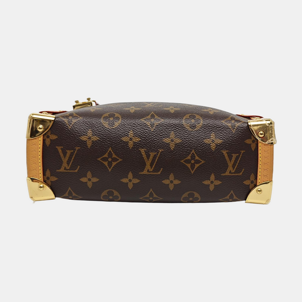 SIDE TRUNK MM Monogram Coated Canvas Brown