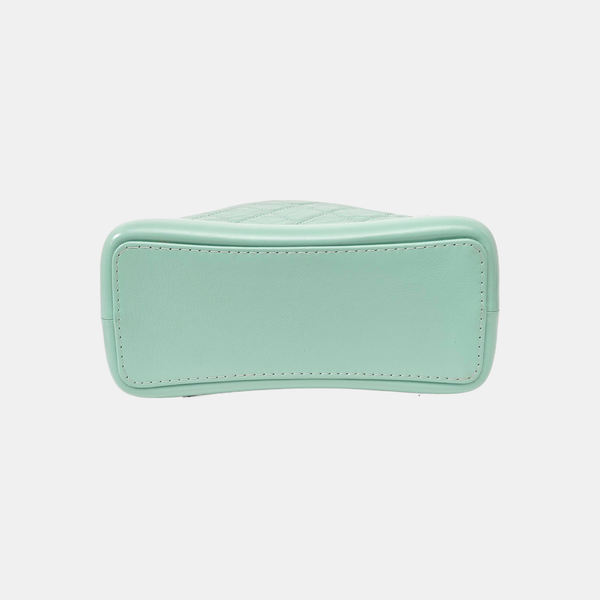 GABRIELLE Small Quilted Calfskin Green