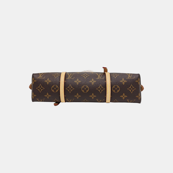 SQUIRE EAST WEST Monogram Coated Canvas Brown