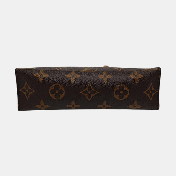 TOILET POCKET 19 Monogram Coated Canvas Brown