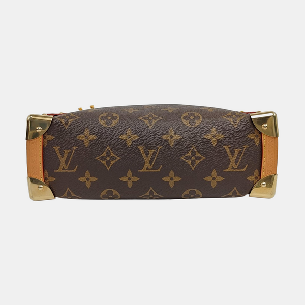 SIDE TRUNK MM Monogram Coated Canvas Brown