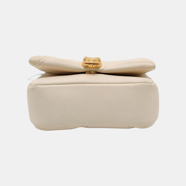 SERPENTI CABOCHON Quilted Calfskin Beige